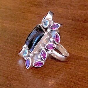 $122 Limited Edition Nicky Butler Estate Ring #3571/4000 Size 10 & 1/4